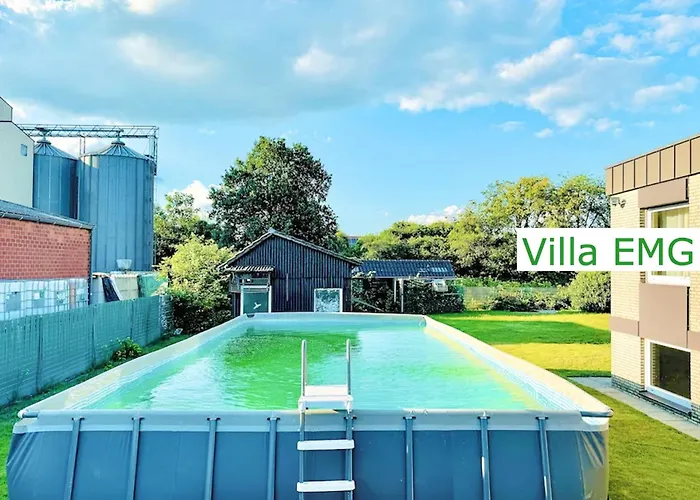 Emg Nah Muenster Riesenbeck Osnabrueck Mit Pool, Sauna, Garten Fuer Familien Gruppen Bis 23 Personen * Saerbeck